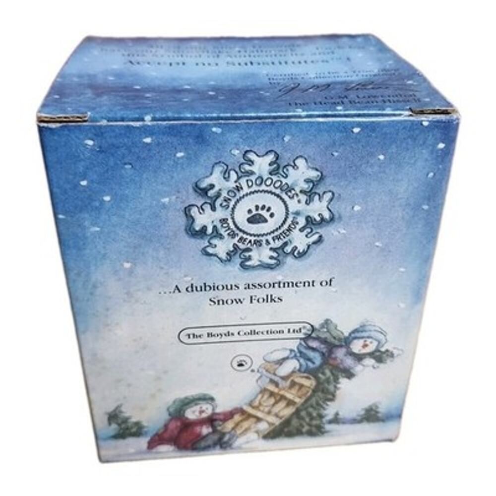 Boyds Winter Collection Snow Doodes Windy & Frostbite Figurine with box